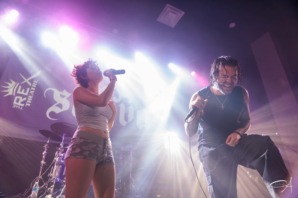 Saliva on stage at The Rex Theatre